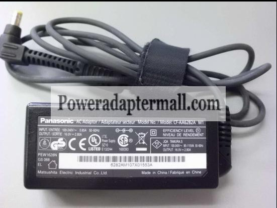 Original 16V 2.8A Panasonic CF-AA6282A M2 AC Adapter charger